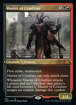 Master of Cruelties x1 1x ETCHED FOIL Double Masters 2022 NM MTG - Image 1