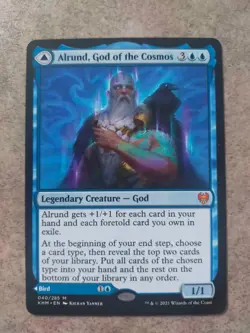 MTG Magic the Gathering - Alrund, God of the Cosmos / Hakka - Kaldheim - Image 1