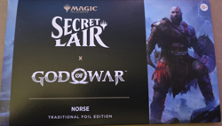 MTG Secret Lair x God Of War - Norse Foil Edition - Sealed In Hand - Image 1