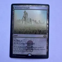 Deserted Temple 301 NM Foil R Modern Horizons 3 MTG - Image 1
