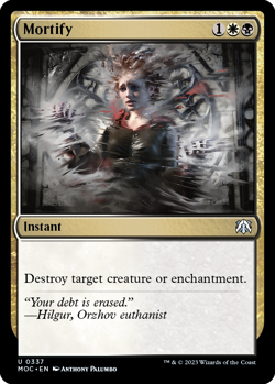 Mortify [March of the Machine Commander] Magic MTG - Image 1