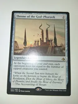 Throne of the God-Pharaoh - Amonkhet MTG 237 NM - Image 1