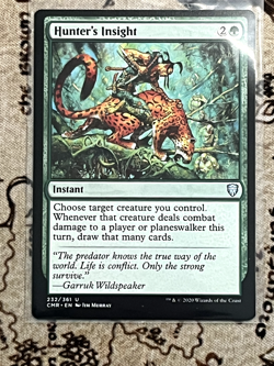 Hunter's Insight - Commander Legends - 232 - #Lightly Played Magic the Gathering - Image 1