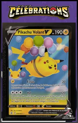 Carte Pokemon Pikachu Volant V 006/025 EB7.5 Celebrations 25 ans FR 4 - Image 1