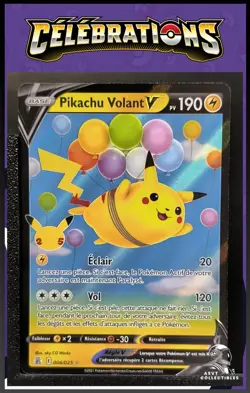 Carte Pokemon Pikachu Volant V 006/025 EB7.5 Celebrations 25 ans FR 5 - Image 1