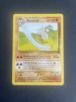 Pokemon TCG Marowak Jungle 39/64 Regular Unlimited Uncommon LP/NM - Image 1