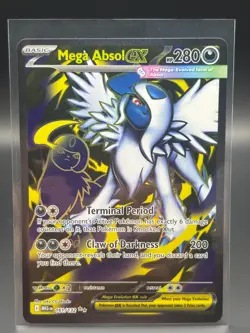 Mega Absol EX 161/132 Full Art Mega Evolution Pokemon TCG Near Mint - Image 1