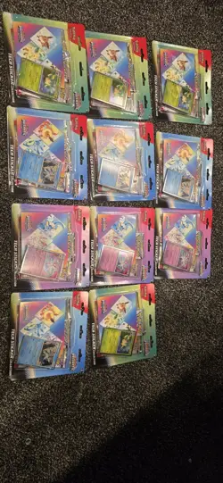 Pokemon Prismatic Evolutions Tech Sticker Collection (Lot of 11) Brand New - Image 1