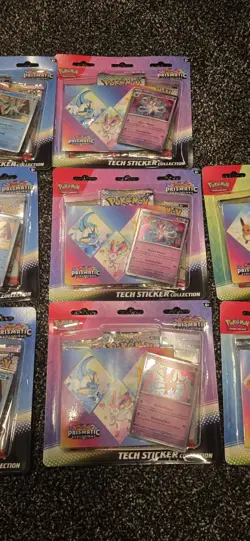 Pokemon Prismatic Evolutions Tech Sticker Collection (Lot of 11) Brand New - Image 4