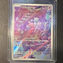 Pokemon Tinkatink 216/193 SV02: Paldea Evolved Illustration Rare Full Art Holo - Image 1