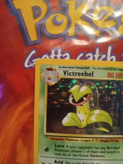 Pokemon TCG Victreebel Holo Rare Unlimited Jungle 14/64 Vintage 1999 - Image 2