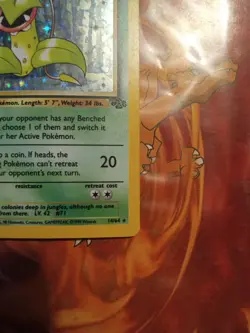 Pokemon TCG Victreebel Holo Rare Unlimited Jungle 14/64 Vintage 1999 - Image 5