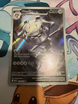 Pokemon Steelix 150/132 Mega Evolution Illustration Rare Full Art - Image 1