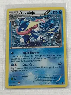 Greninja HOLO RARE XY162 Pokemon TCG NM Shiny foil Black Star Promo 2016 - Image 3