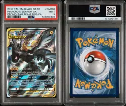 2019 Pokemon SM Black Star Promo: #SM168 Full Art/Pikachu & Zekrom GX PSA 9 - Image 3