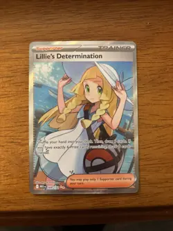 Pokemon Mega Evolution Lillie's Determination 169/132 Ultra Rare Mint Condition - Image 1