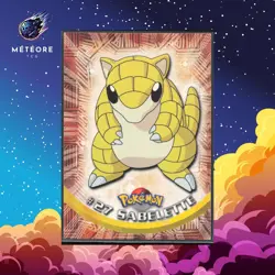 Carte Pokemon Sabelette 27 TOPPS Serie 1 Francais - Image 1