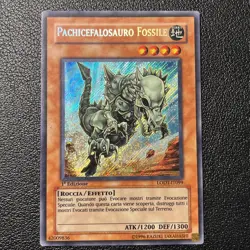 1x Yugioh Fossil Dyna Pachycephalo LODT-EN099 LODT-IT099 Secret 1st ITALIAN MP - Image 1