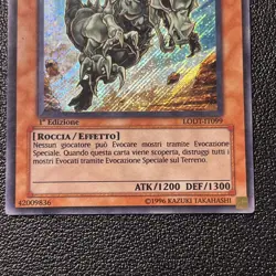 1x Yugioh Fossil Dyna Pachycephalo LODT-EN099 LODT-IT099 Secret 1st ITALIAN MP - Image 3