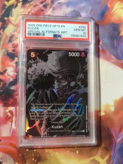 2025 One Piece OP12 EN Kuzan (SP) Legacy of the Master - PSA 10 - Image 1