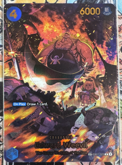 Edward Weevil EB01-023 SP OP14 EB04 The Azure Sea's Seven Foil ENGLISH ONE PIECE - Image 1