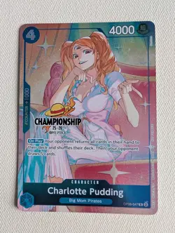 One Piece TCG Charlotte Pudding OP06-047 Championship 25-26 Celebration Pack - Image 1
