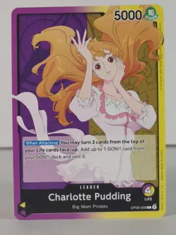 Charlotte Pudding - Two Legends - OP08 058 - Leader - Image 1