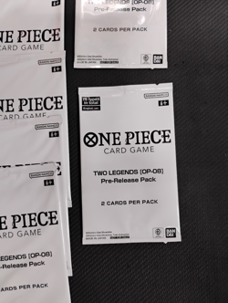 One Piece TCG OP-08 Two Legends Prerelease Pack x15 - New Sealed - Image 2