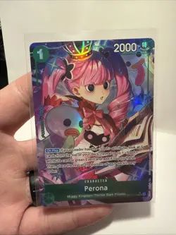 One Piece- Perona (Alternate Art) OP12-034 Legacy of the Master Foil - Image 2
