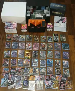 Gundam TCG Newtype Rising Booster Box GD01 ENGLISH OPENED LOT Over 500 Cards - Image 1
