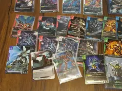 Gundam TCG Newtype Rising Booster Box GD01 ENGLISH OPENED LOT Over 500 Cards - Image 2