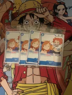 One Piece TCG 2026 Pre-Release Girl Promo Card Playset - Image 1