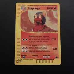 Magcargo - H16/H32 - Holo Rare Pokemon Card - Skyridge Vintage Excellent - Image 2