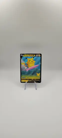 Pokemon TCG: Surfing Pikachu v Celebrations Holo Ultra Rare Card 008/025 NM - Image 2