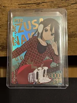 Azusa Nakano K-On NSSY PTR 004 Goddess CCG Anime Waifu Card Holo Doujin Foil - Image 1