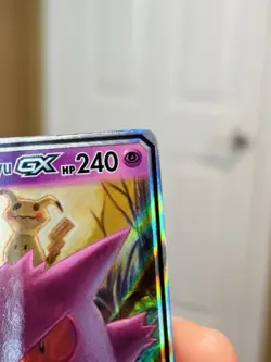 Pokemon TCG Gengar & Mimikyu GX Holo Ultra Rare Card 53/181 Tag Team - Image 4