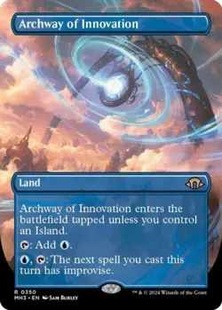 MTG - Archway of Innovation (Borderless) - Modern Horizons 3 - Light Play - Foil - Image 1
