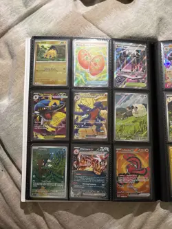 Pokemon Collection Binder with Cards - Image 1
