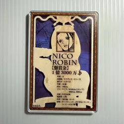 S1911 Nico Robin Japanese One Piece Status Acrylic Collection Card - Image 2
