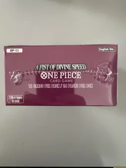 One Piece Card Game OP-11 A Fist Of Divine Speed English Booster Box - Image 3