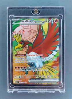🔴Pokemon Card Ita Rivali Predestinati Ho-Oh EX Di Armonio Full Art 209-182🔴 - Image 1