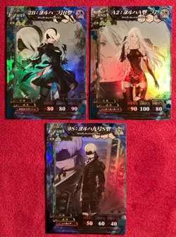 Nier Automata x Lord of Vermilion 4 TCG Card ST Complete Set YoRHa 2B A2 9S - Image 1