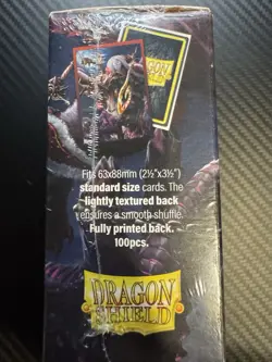 Dragon Shield 100 Standard Deck Protector Card Sleeves Christmas Dragon 2022 - Image 2