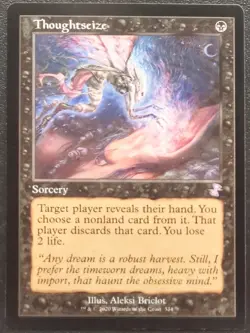 Thoughtseize (NM) - Time Spiral Remastered (TSR) #334 - MTG - Image 1