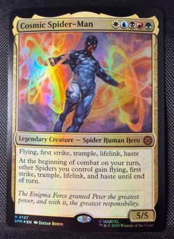MTG Cosmic Spider-Man Foil M 0127 Marvel's Spider-Man SPM NM - Image 1