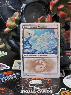 ☠☠ Snow-Covered Mountain (White Border) Mystery Booster 2 Regular - Image 1