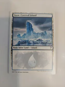 Snow-Covered Island (White Border) Mystery Booster 2 Regular - Image 1
