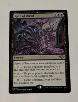MTG Rush of Dread - Outlaws of Thunder Junction NM - Image 1