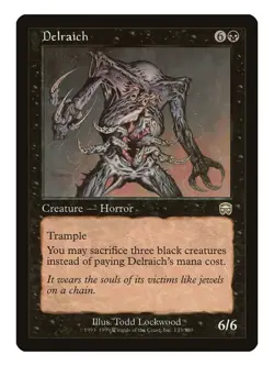 Delraich MTG Mercadian Masque Rare LP Lightly Played - Image 1