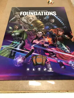 Magic The Gathering Foundations Foil Promo Poster - Image 1